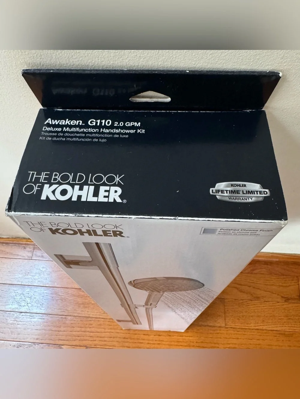 Kohler K-99242-CP Awaken G110 2.0 GPM Deluxe Multifunction Handshower Kit